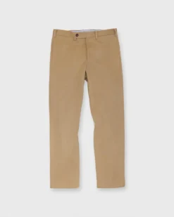 Sport Trouser In British Khaki Cotton/Cashmere Twill