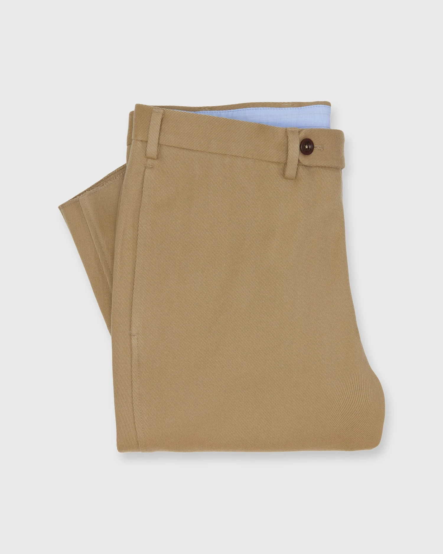Sport Trouser In British Khaki Cotton/Cashmere Twill 2 Sport Trouser In British Khaki Cotton/Cashmere Twill - Image 2