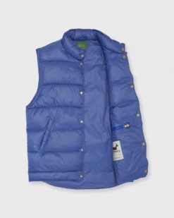 Cashball Traveler's Vest In Cornflower Nylon -ULLA JOHNSON SHOP S71030 233