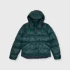 Cashball Jacket In Forest Nylon