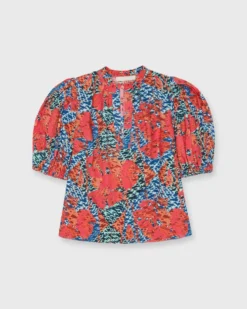 ULLA JOHNSON Tillie Top In Flamingo