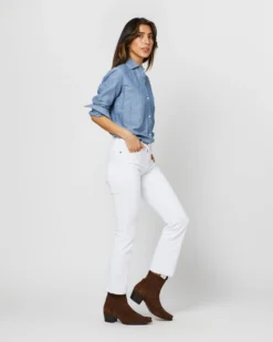 Understudy Shirt In Extra Light Washed Cotolino Chambray 13 Understudy Shirt In Extra Light Washed Cotolino Chambray -ULLA JOHNSON SHOP S71427 1903