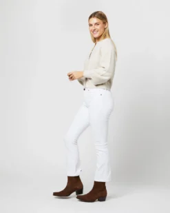 Stella Tuck-Stitch Cardigan In Rice Cashmere 12 Stella Tuck-Stitch Cardigan In Rice Cashmere -ULLA JOHNSON SHOP S71432 1326