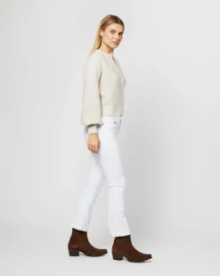 Stella Tuck-Stitch Cardigan In Rice Cashmere 10 Stella Tuck-Stitch Cardigan In Rice Cashmere -ULLA JOHNSON SHOP S71432 1339