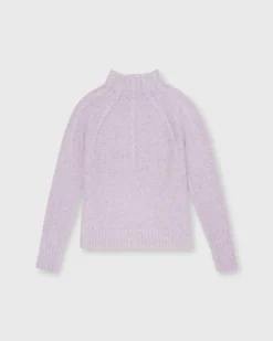 Elsey Funnel-Neck Sweater In Blossom Cashmere