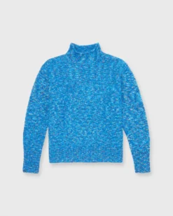 Stevie Sweater In Blue Multi Confetti Alpaca Blend