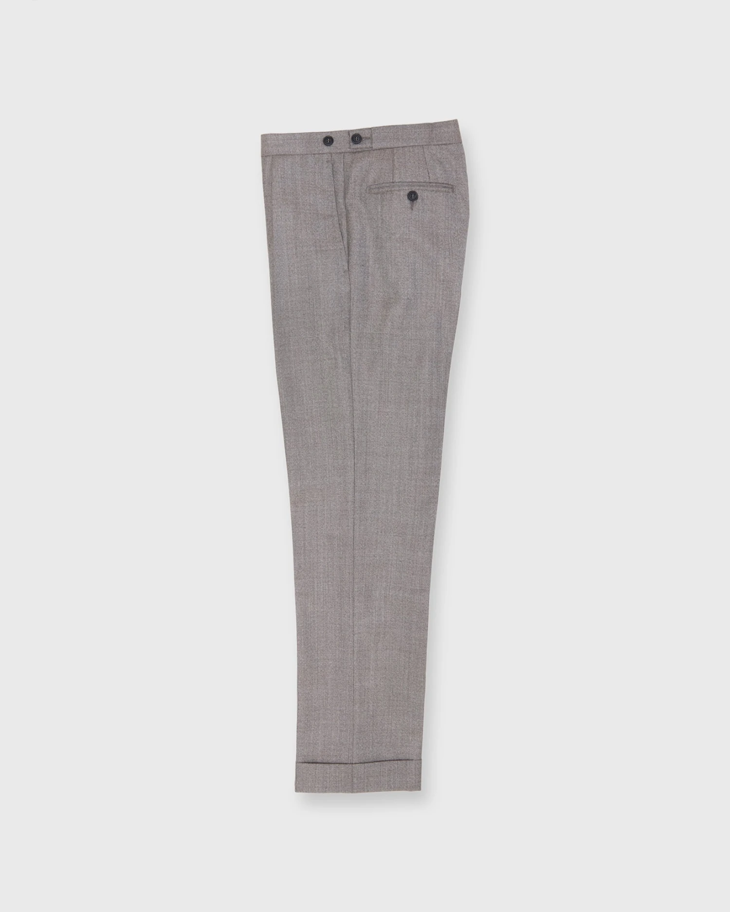 Pleated Dress Trouser In Brown Mix Sharkskin 1 Pleated Dress Trouser In Brown Mix Sharkskin