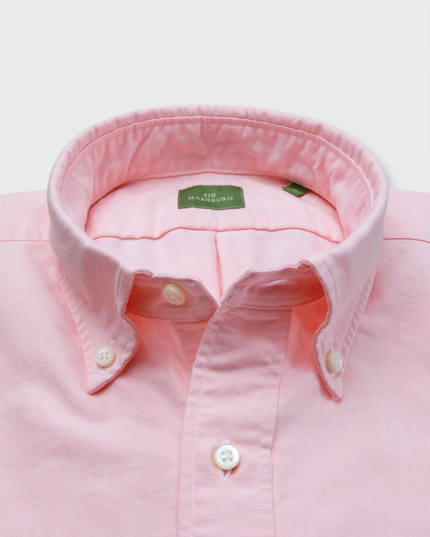 Button-Down Sport Shirt In Peach Oxford 2 Button-Down Sport Shirt In Peach Oxford - Image 2