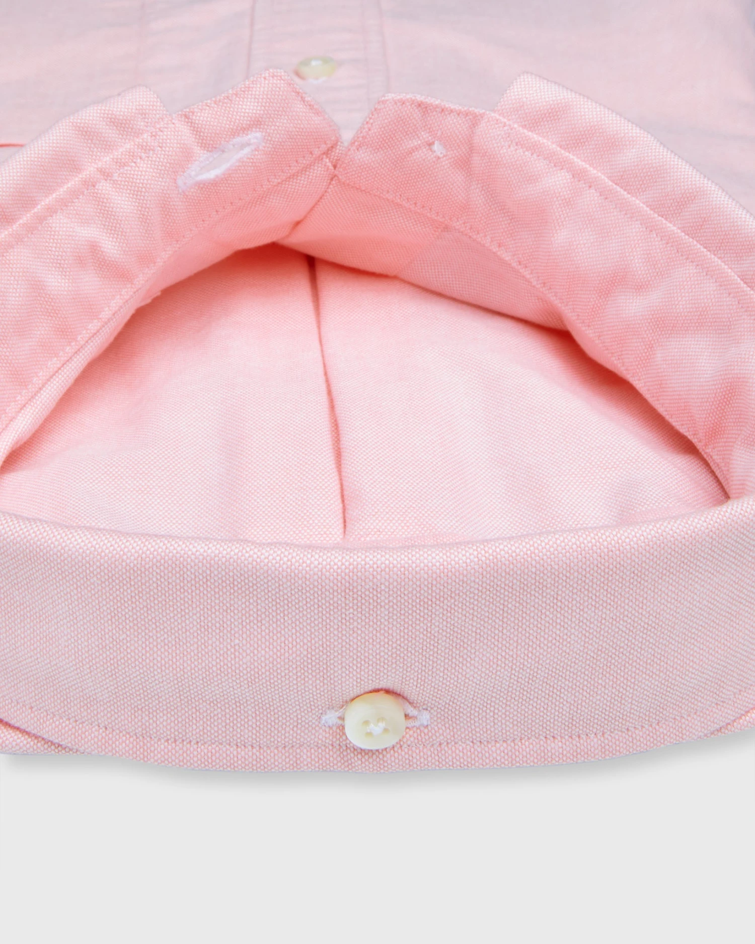 Button-Down Sport Shirt In Peach Oxford 3 Button-Down Sport Shirt In Peach Oxford - Image 3