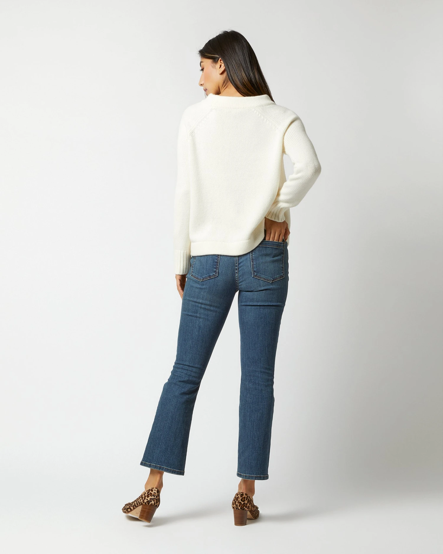 Golightly Sweater In Ivory Cashmere 5 Golightly Sweater In Ivory Cashmere - Image 5