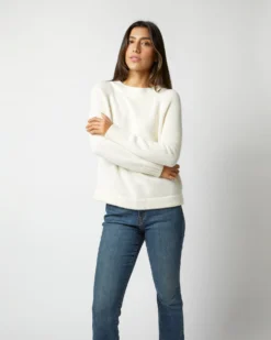 Golightly Sweater In Ivory Cashmere 8 Golightly Sweater In Ivory Cashmere -ULLA JOHNSON SHOP S72046 594