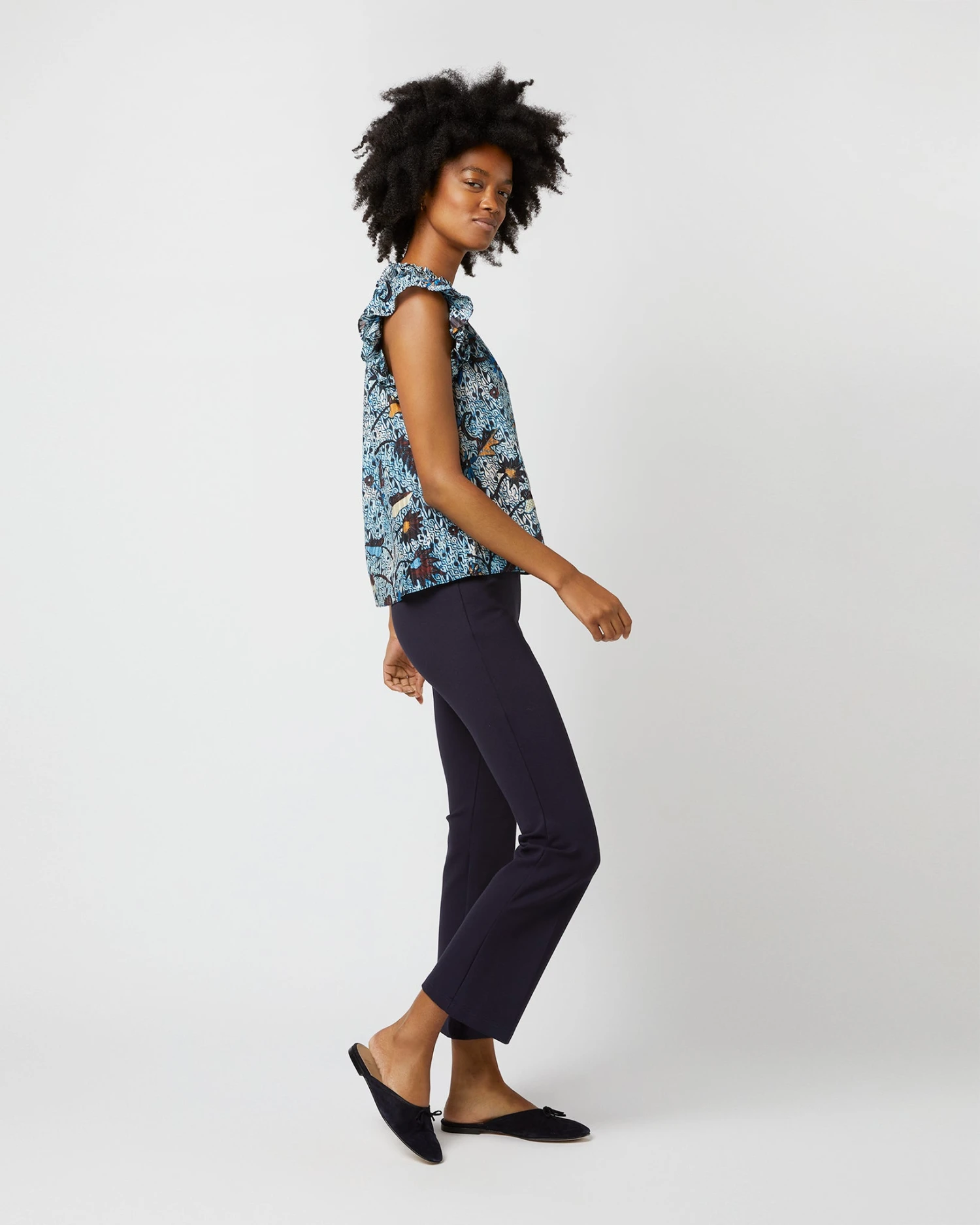ULLA JOHNSON Fleur Top In Morning Glory 5 ULLA JOHNSON Fleur Top In Morning Glory - Image 5
