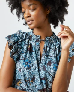 ULLA JOHNSON Fleur Top In Morning Glory 9 ULLA JOHNSON Fleur Top In Morning Glory -ULLA JOHNSON SHOP S72104 1681