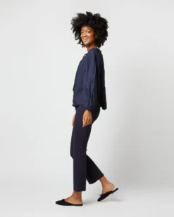 ULLA JOHNSON Juliette Blouse In Midnight -ULLA JOHNSON SHOP S72107 1559