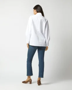Poinsettia Top In White Poplin 14 Poinsettia Top In White Poplin -ULLA JOHNSON SHOP S72257 1204
