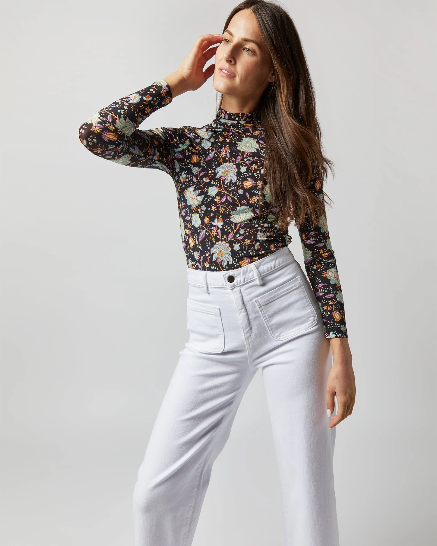 ULLA JOHNSON Aurelia Turtleneck In Nuit 2 ULLA JOHNSON Aurelia Turtleneck In Nuit - Image 2