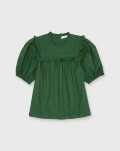ULLA JOHNSON Adeline Top In Juniper