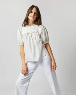 ULLA JOHNSON Adeline Top In Pristine -ULLA JOHNSON SHOP S72364 3104