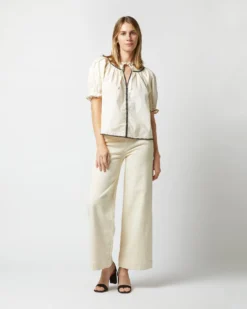 ULLA JOHNSON Ruby Top In Ivory