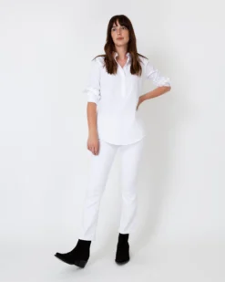 Tomboy Popover Shirt In White Poplin -ULLA JOHNSON SHOP S8479 3 ce42ef66 b08c 4fae bee5 e25e3ee20cf0