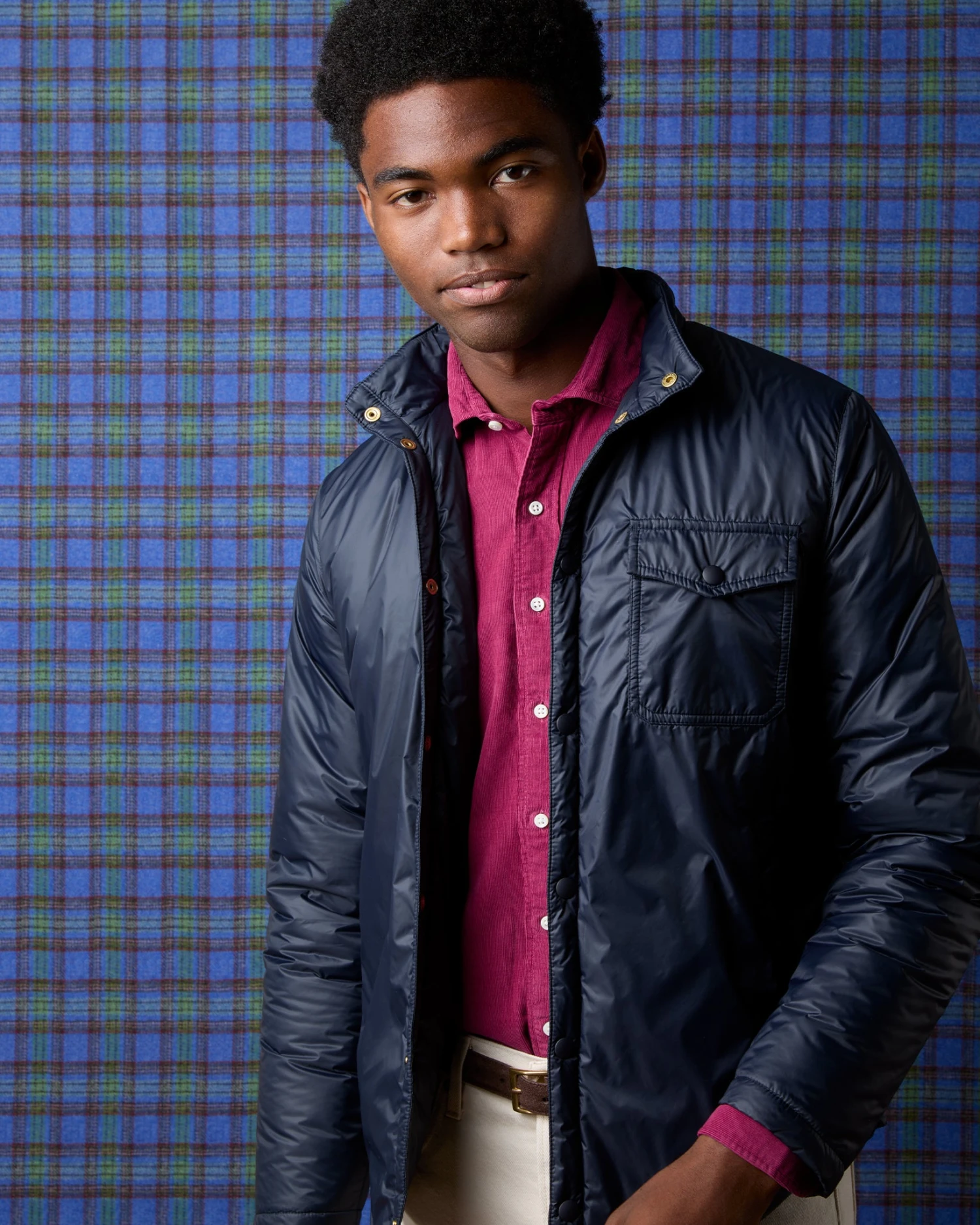 Cashpad Traveler's Jacket In Navy Nylon 2 Cashpad Traveler's Jacket In Navy Nylon - Image 2